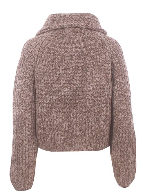wool and cashmere cardigan with zip LA FILERIA | 1022517325180